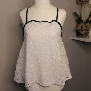 White fab'rik tanktop